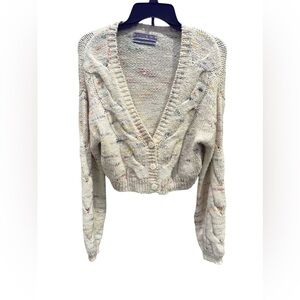 Women’s Kimchi Blue by Urban Outfitters: Chunky Knit Crop Relaxed Cardigan: S
